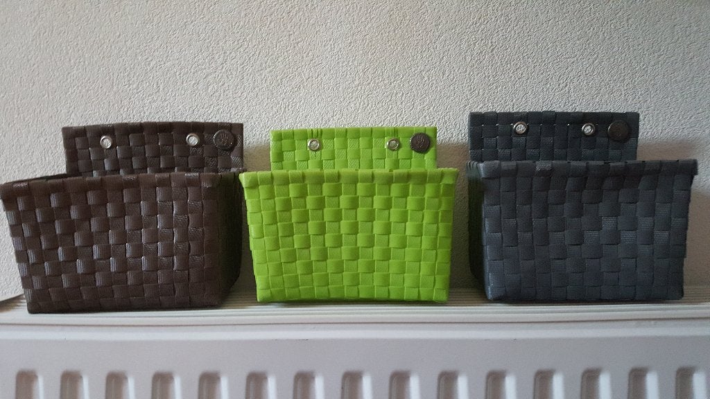 Mandjes voor op de hangen van handed by, Ophalen of Verzenden, Gebruikt, Ophangbaar, Wanddecoratie