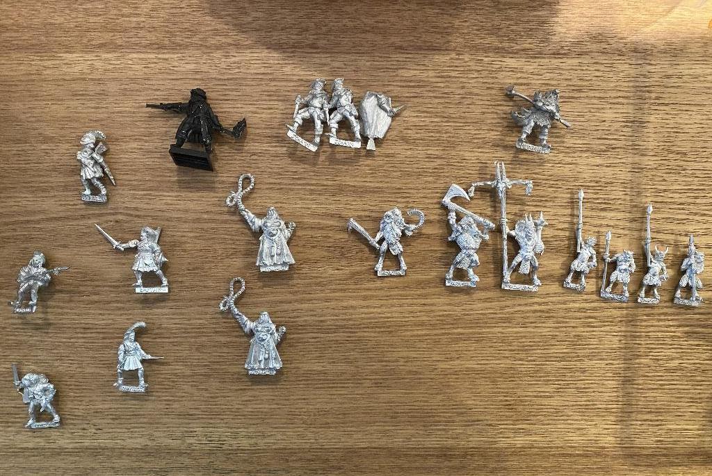 warhammer mordheim en fantasy Beasts of Chaos oop, Ophalen of Verzenden, Zo goed als nieuw, Warhammer, Figuurtje(s)