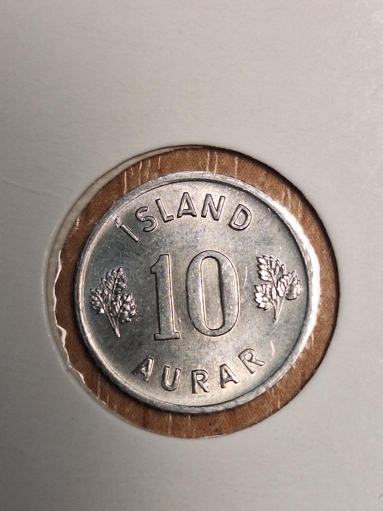IJSLAND 10 aurar 1974 (#114), Postzegels en Munten, Munten | Europa | Niet-Euromunten, Ophalen of Verzenden, Overige landen, Losse munt
