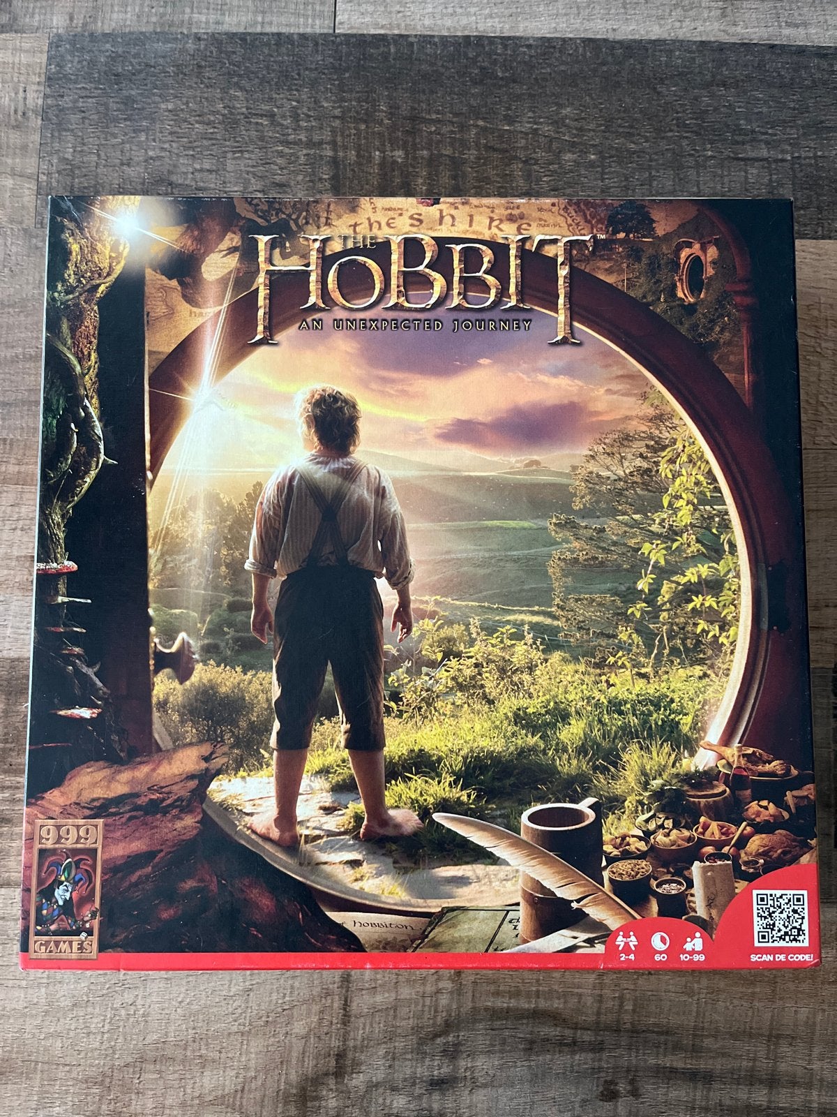The Hobbit: An Unexpected Journey Bordspel - 999 Games, Hobby en Vrije tijd, Drie of vier spelers, Ophalen of Verzenden, Zo goed als nieuw