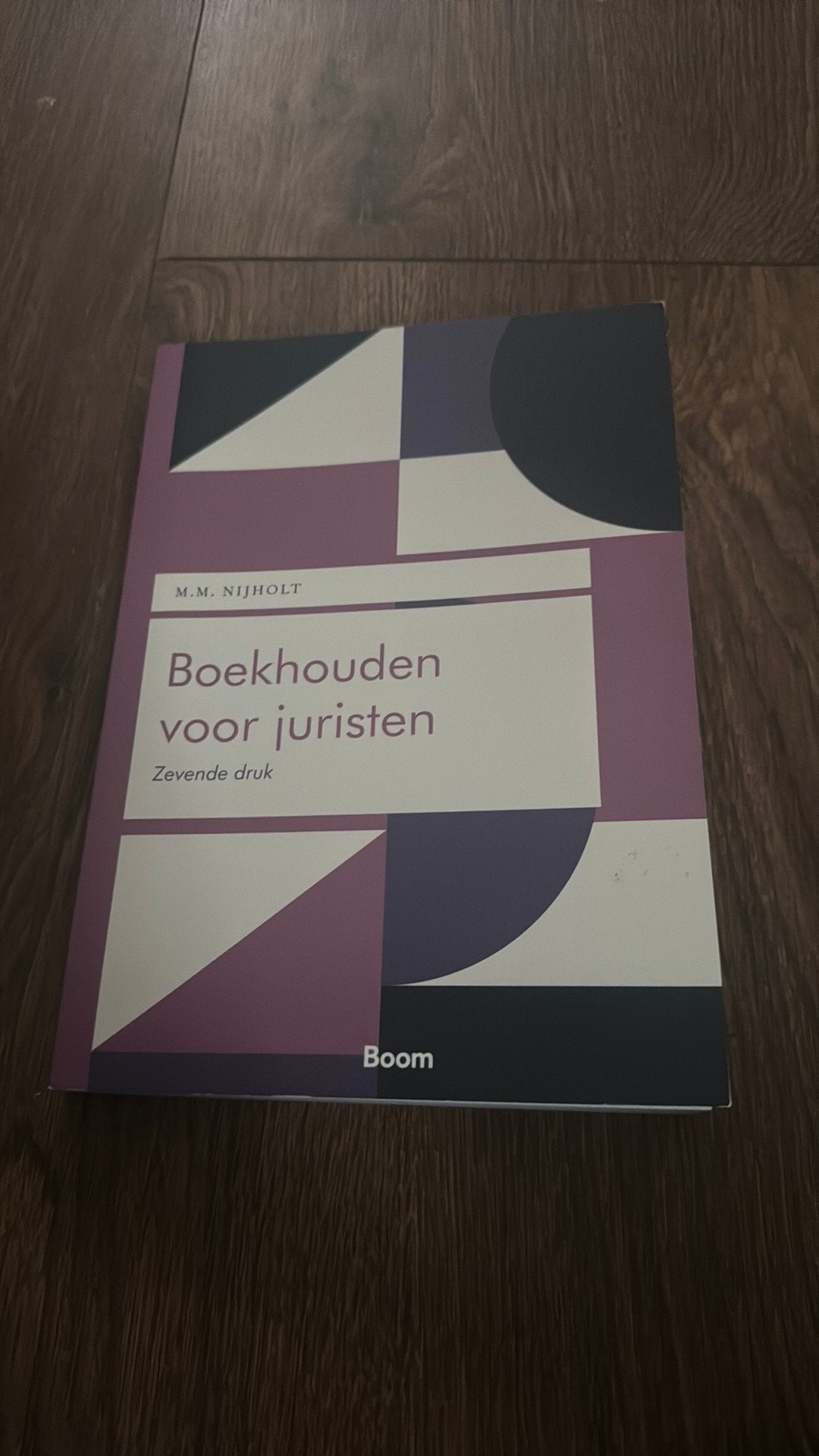 M.M. Nijholt - Boekhouden voor juristen, M.M. Nijholt, Ophalen of Verzenden, Management, Zo goed als nieuw