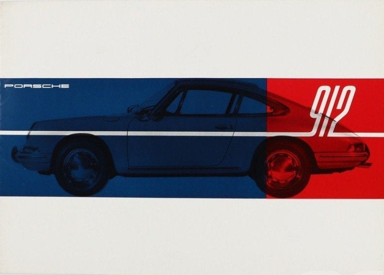 Folder PORSCHE 912 1965, Ophalen of Verzenden, Nieuw, Porsche