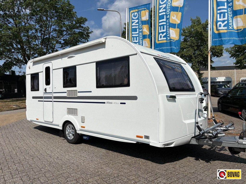 Adria Altea 472 LU Zakluifel fietsendrager, Standaardzit, Schokbreker, Bedrijf, Adria