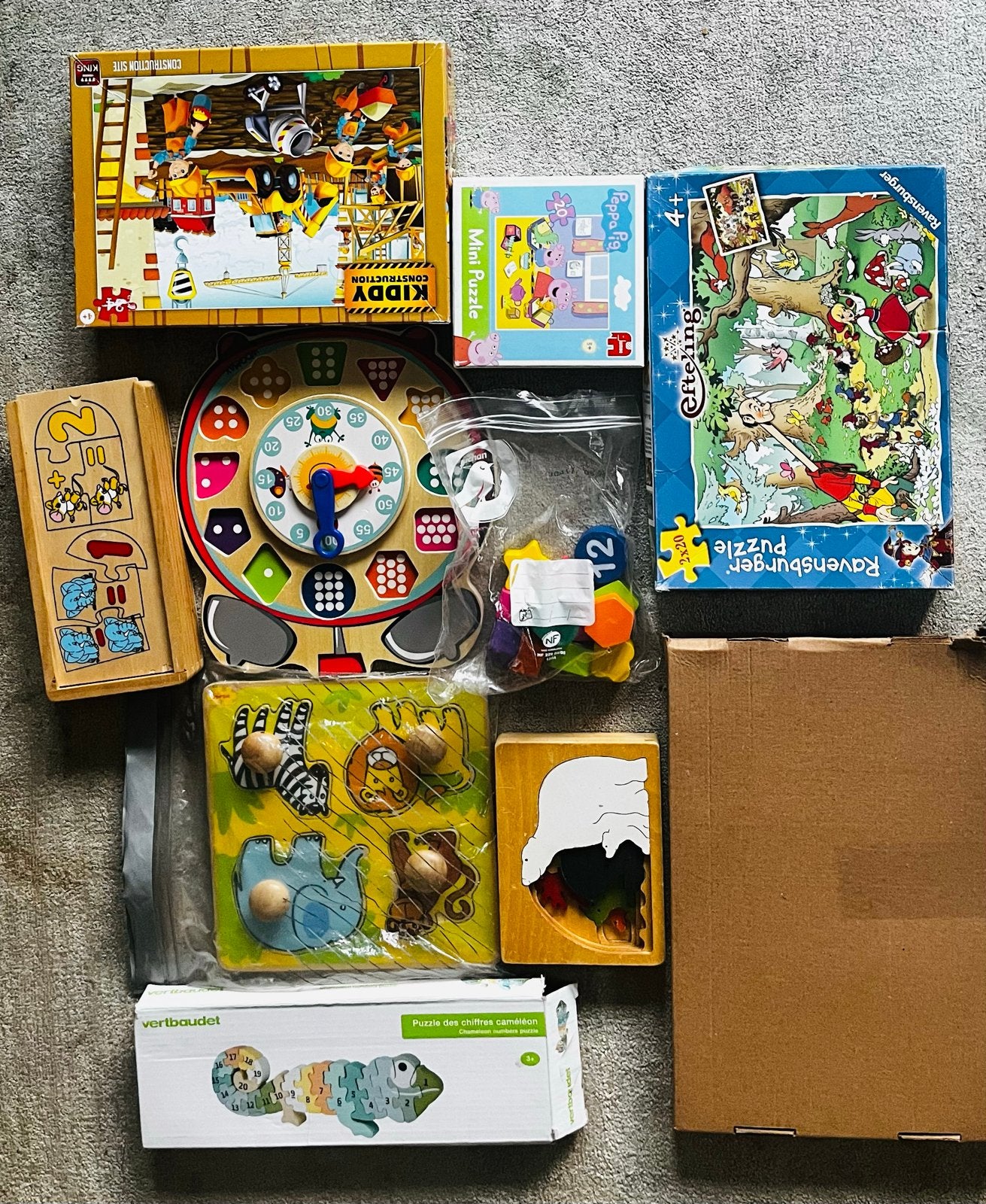 Diverse puzzels voor kinderen (1-5 jaar) EUR 1 pers tuk, Ophalen, Gebruikt, Van hout, Minder dan 10 stukjes