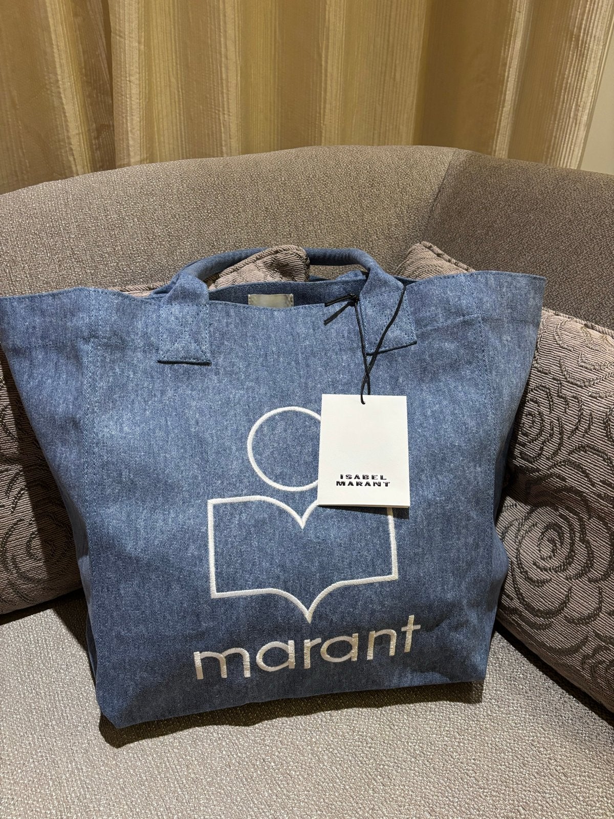 Isabel Marant Shopper / Strandtas Spijkerstof, Ophalen of Verzenden, Nieuw, Blauw, Shopper