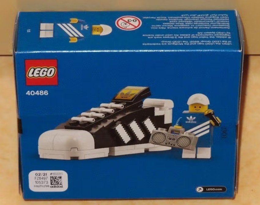 LEGO 40486 Mini adidas Originals Superstar nieuw, Kinderen en Baby's, Speelgoed | Duplo en Lego, Nieuw, Lego, Complete set, Ongeopend/sealed