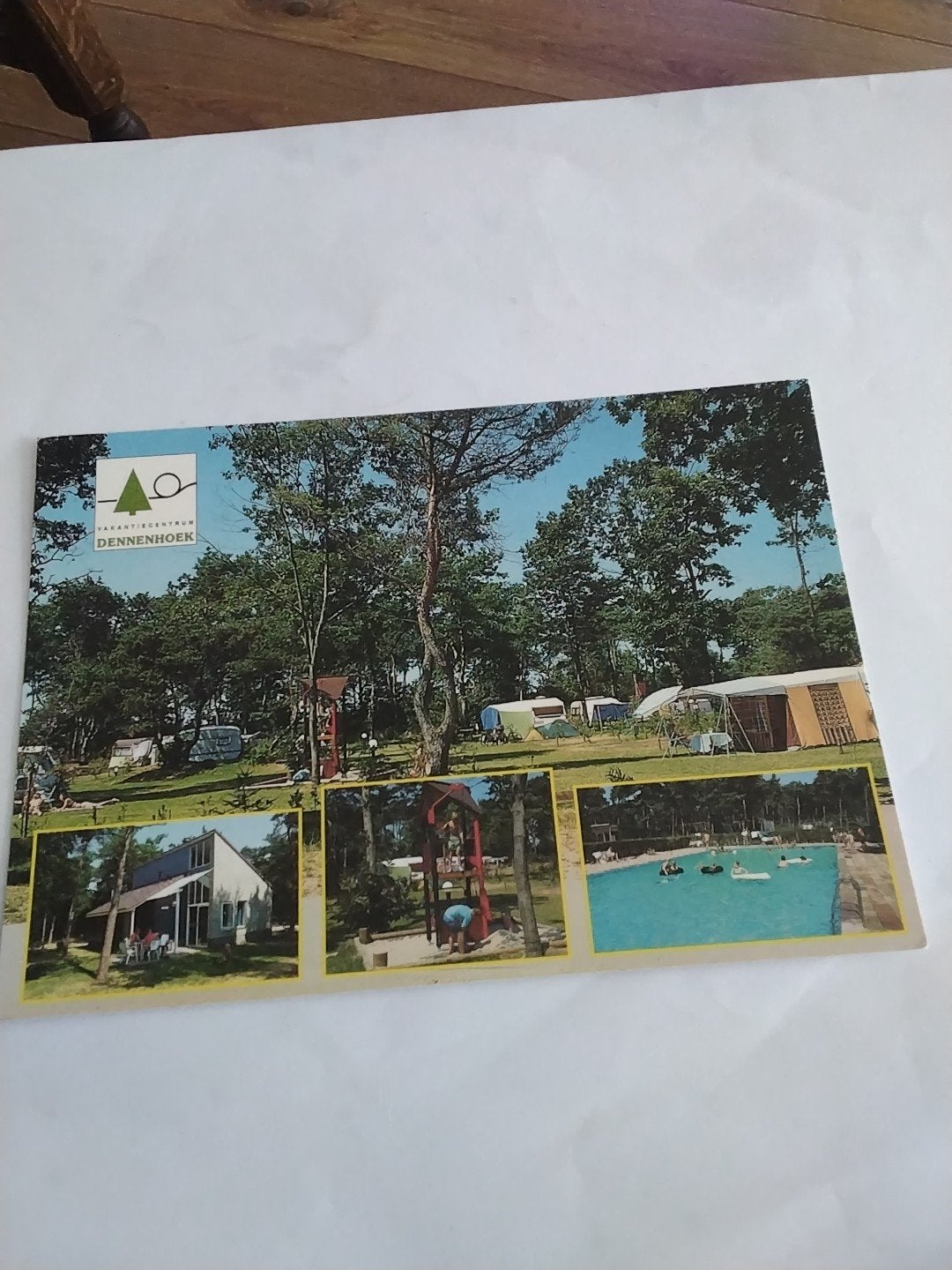 Ansichtkaart Vakantiecentrum Dennenhoek HIERDEN, Ophalen of Verzenden, 1980 tot heden, Gelopen, Gelderland