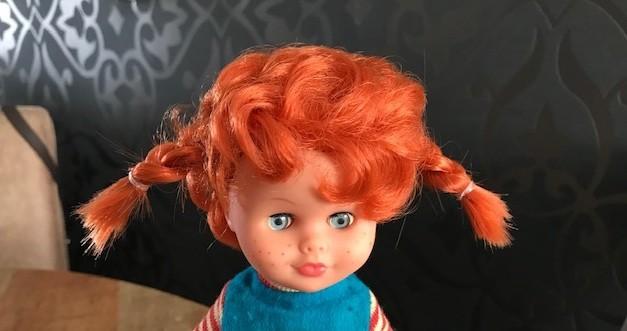 Pippi Langkous popje, Ophalen of Verzenden, Gebruikt, Pop