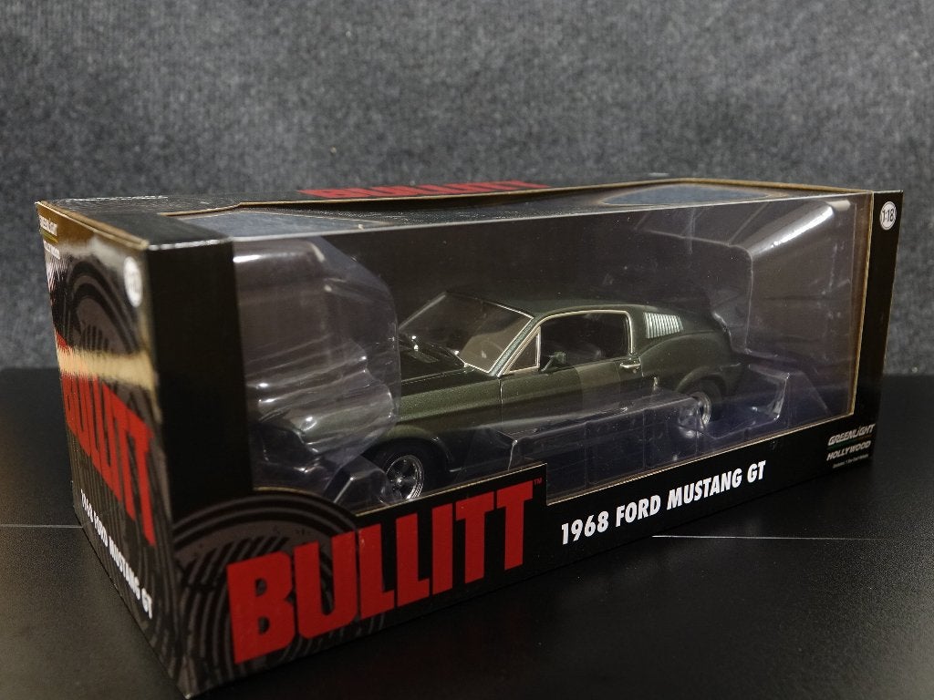 Greenlight 1:18 Ford Mustang GT from the movie Bullit, Hobby en Vrije tijd, Modelauto's | 1:18, Overige merken, Auto, Onbekend