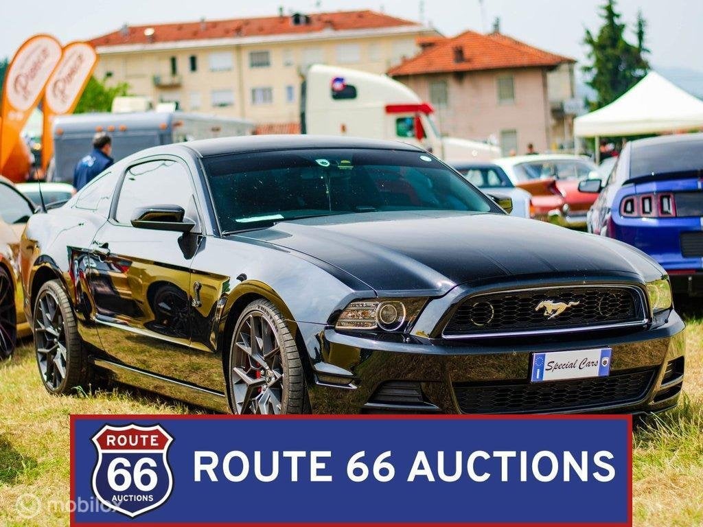 Ford Mustang 3.7 V6 | 2013 | Route 66 Auctions, Gebruikt, Overige carrosserieën, Zwart, Bedrijf
