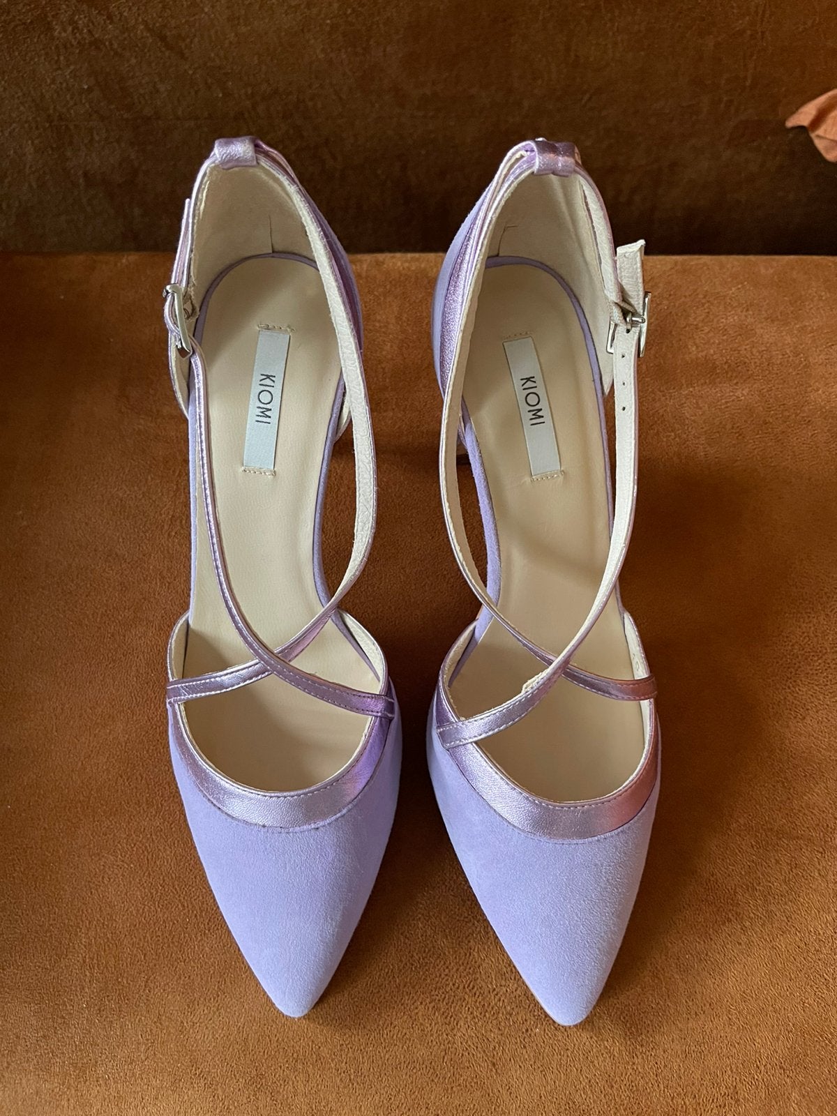 Kiomi Paarse Pumps met Bandjes - Maat 38, Kleding | Dames, Ophalen of Verzenden, Zo goed als nieuw