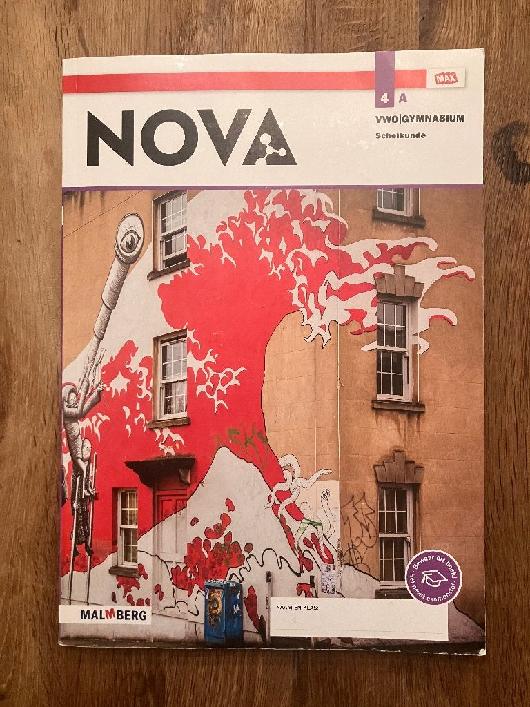 NOVA 4A Scheikundeboek VWO, Gelezen, VWO, Scheikunde, Malmberg