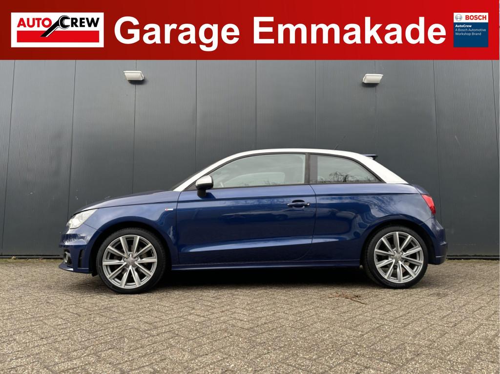 Audi A1 1.4 TFSI Pro Line S | Navigatie | LMV (bj 2012), Stof, Zwart, 4 cilinders, 630 kg