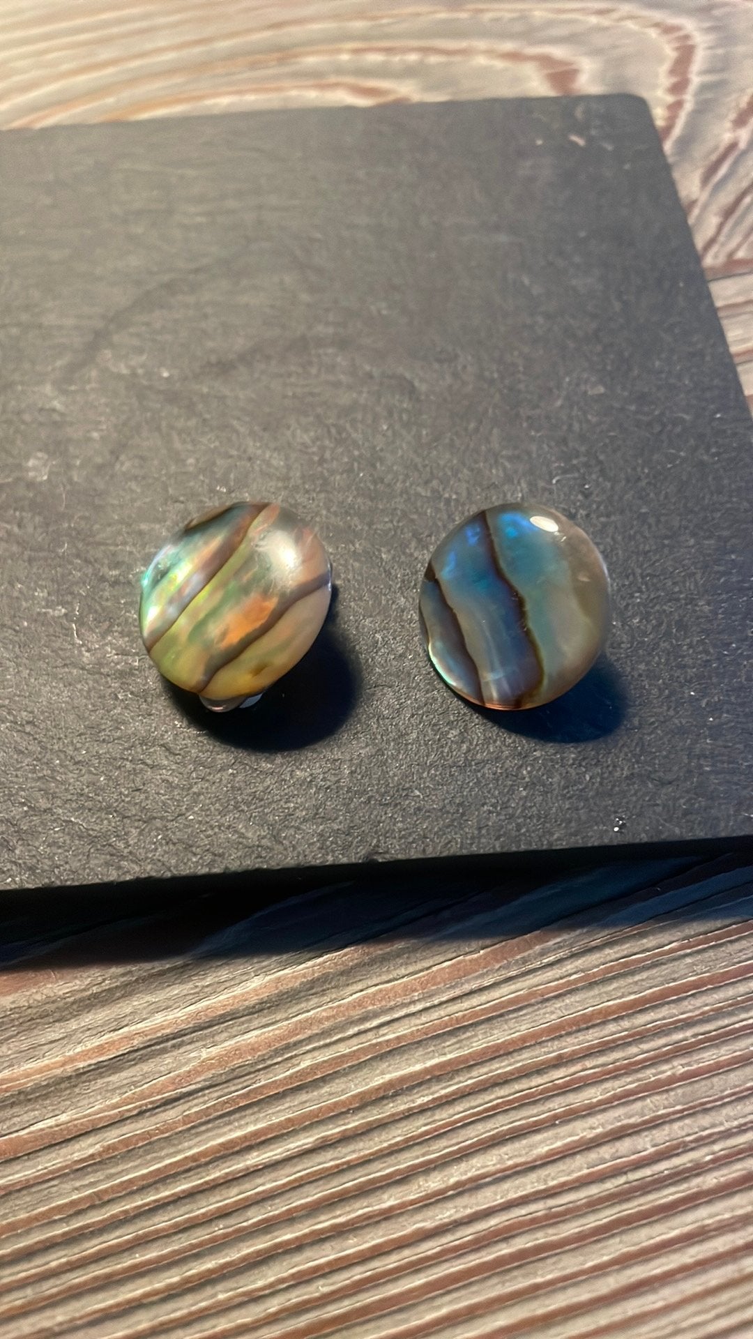 Vintage oorbellen, Ophalen of Verzenden, Zo goed als nieuw, Zilver, Overige materialen