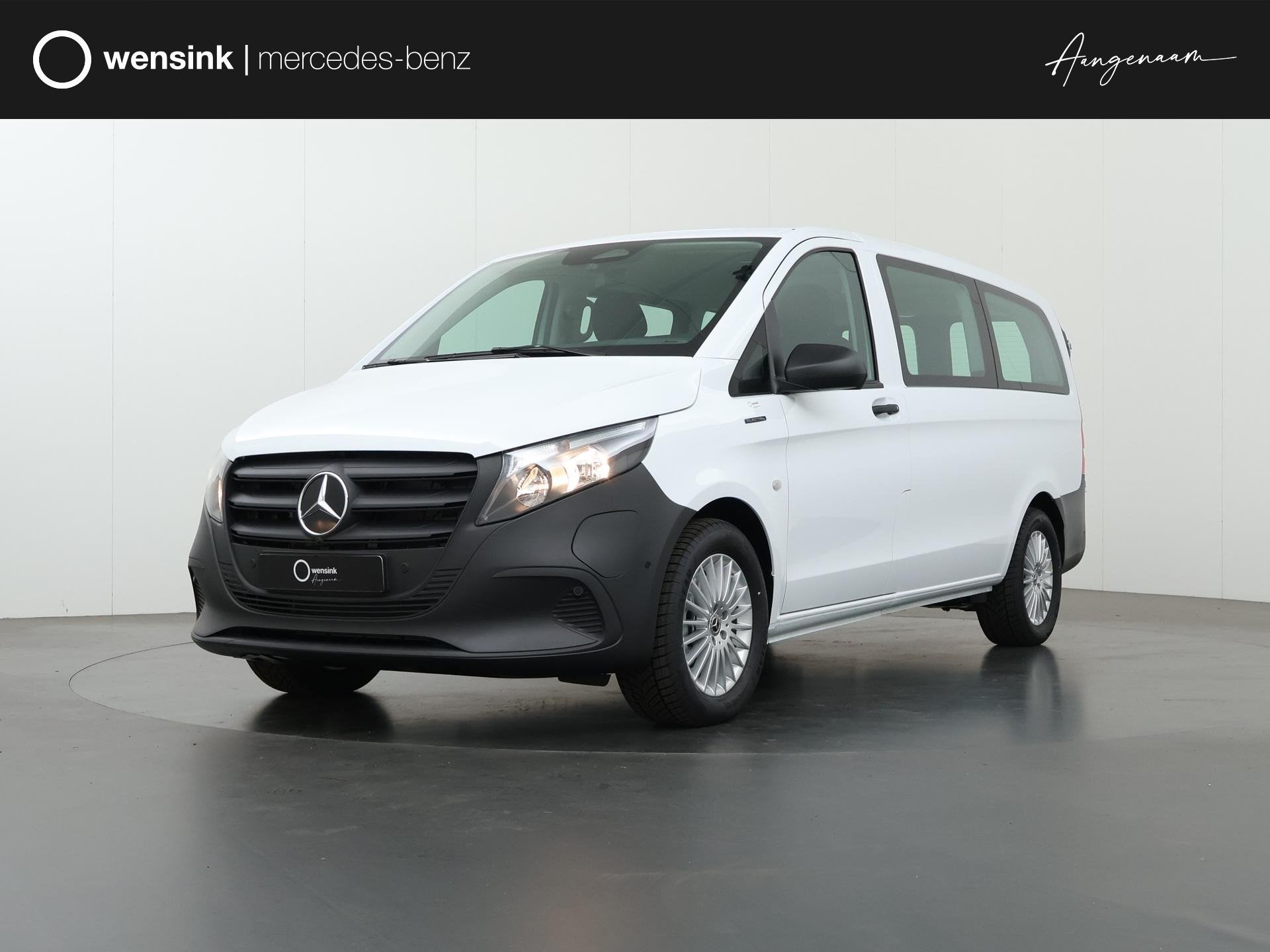 Mercedes-Benz eVito Tourer 129 PRO L2 90 kWh | Snelladen 110, Stof, Zwart, Stoelverwarming, Mercedes-Benz