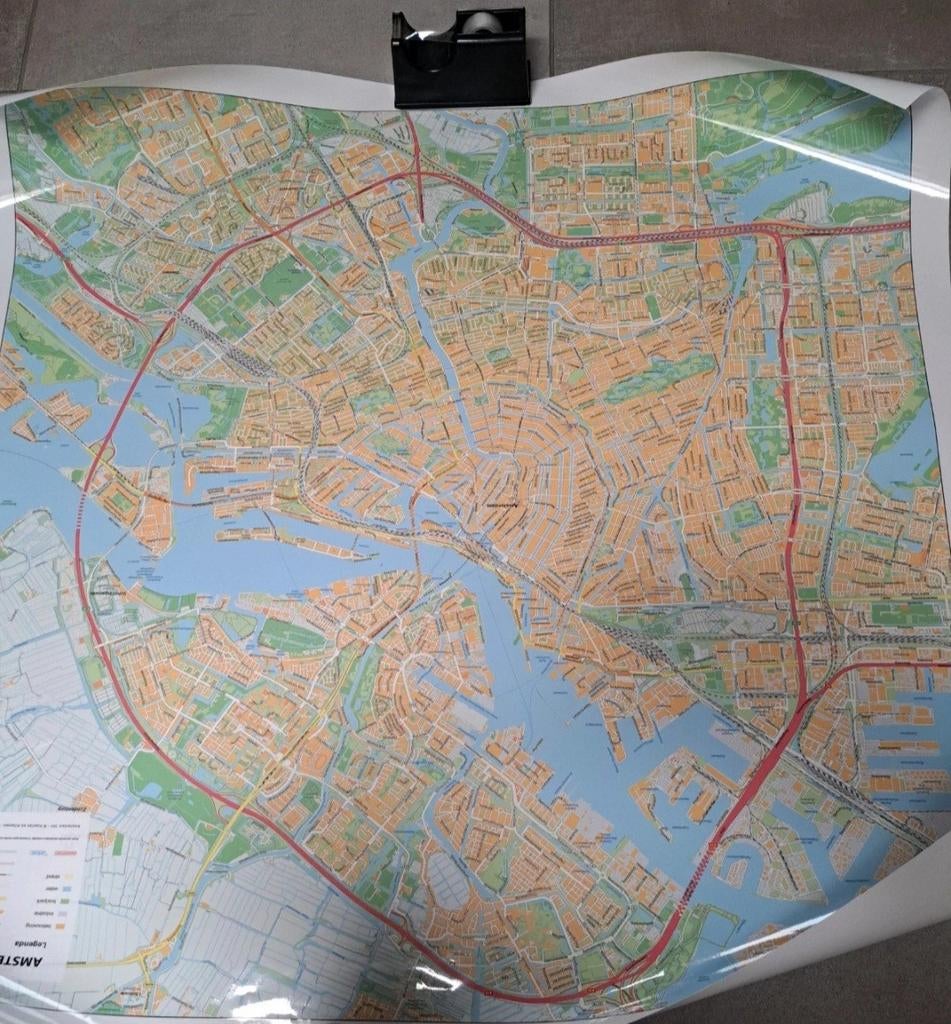 Stadsplattegrond Amsterdam, Ophalen, Zo goed als nieuw