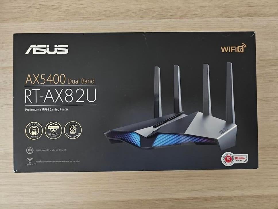 ASUS RT AX82U WIFI 6 Gaming Router, Ophalen of Verzenden, Zo goed als nieuw, Router, ASUS