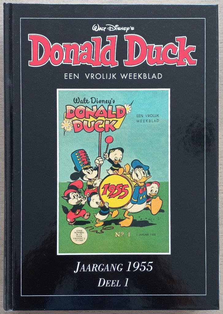 Donald Duck - Facsimile uitgave - Jaargang 1955 - dl. 1 - HC, Nieuw, Ophalen of Verzenden, Disney, Meerdere stripboeken