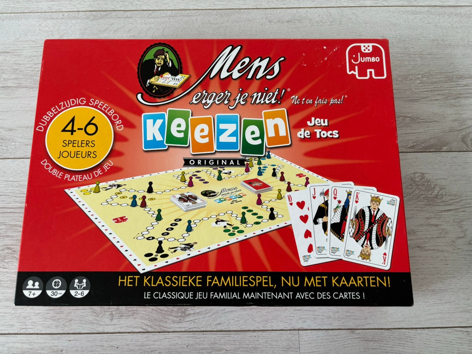 Mens erger je niet Keezen, Hobby en Vrije tijd, Ophalen of Verzenden, Zo goed als nieuw