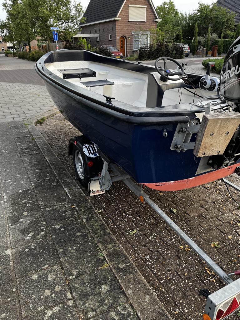 Sloep/Visboot/ tourboot. Inruil mogelijk, Watersport en Boten, Gebruikt, Viertaktmotor, Niet ingevuld, 5 m