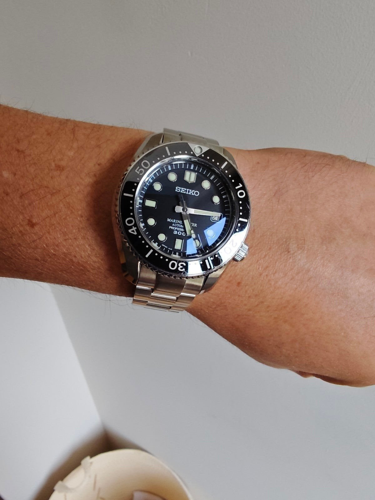 Seiko MarineMaster Automatic Professional 300m duikhorloge, Ophalen, Staal, Polshorloge, Zo goed als nieuw