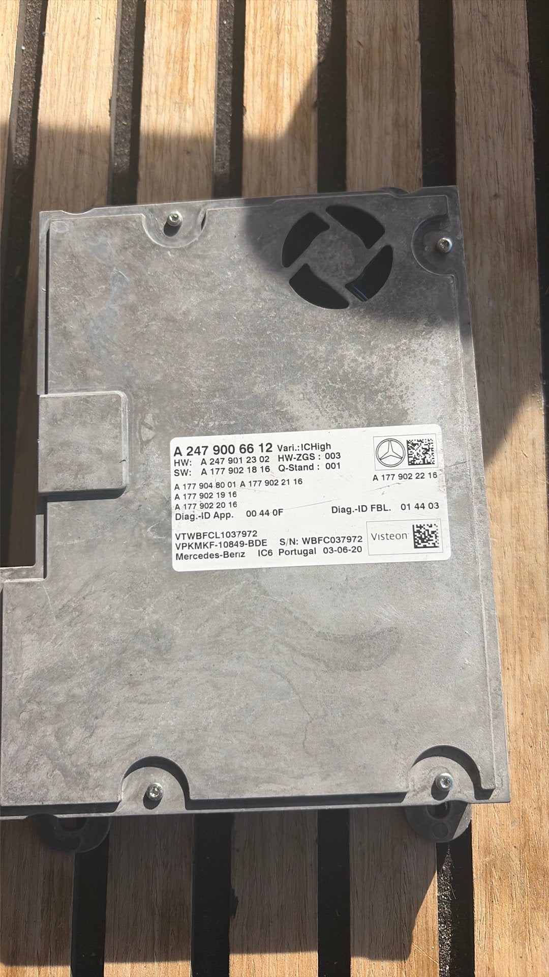 Mercedes Instrumentenpaneel /Tellerklok Module – A2479006612, Ophalen of Verzenden
