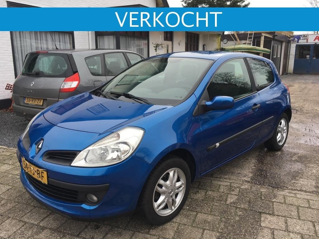 Renault CLIO CLIO, 1140 kg, Zwart, 4 cilinders, Blauw