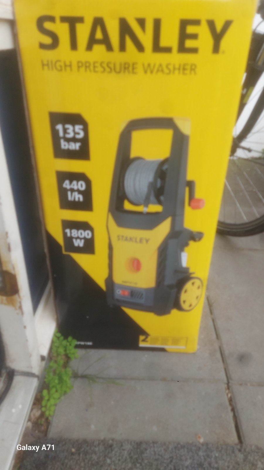 Stanley Hogedrukreiniger 135 bar, 1800W, Ophalen of Verzenden, Nieuw, Elektrisch