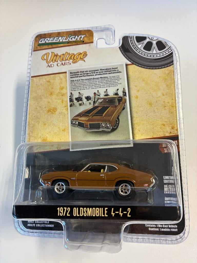 89575: Oldsmobile 4-4-2 - 1972 - Greenlight 1:64, Auto, Nieuw, Ophalen of Verzenden, Bachsatztstr. 54 D 72131 Ofterdingen, Germany