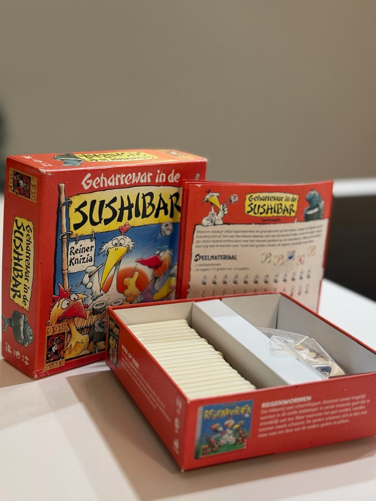 Geharrewar in de Sushibar - Compact kaartspel, Een of twee spelers, Ophalen of Verzenden, Gebruikt, Reisspel