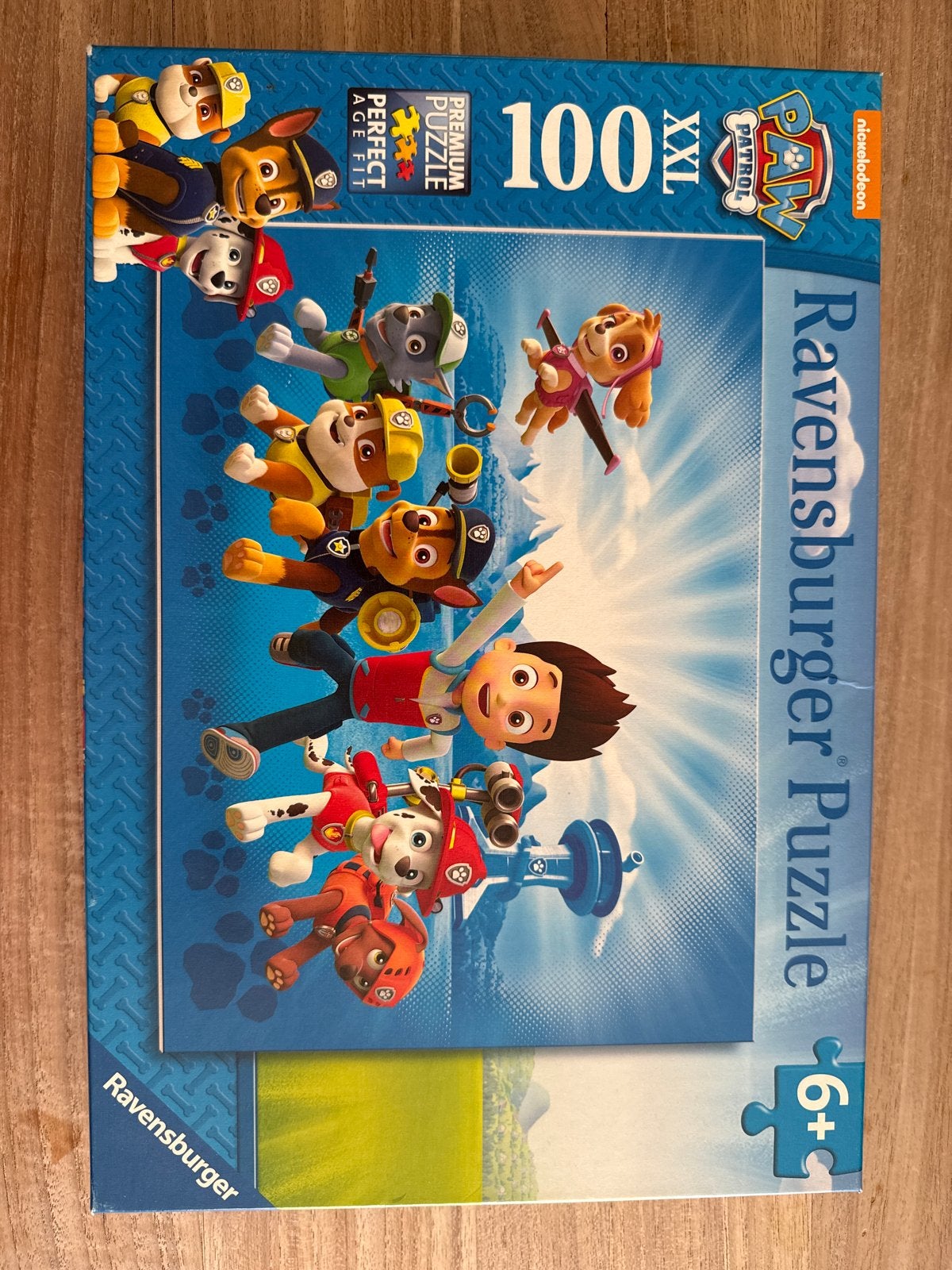 Ravensburger Paw Patrol Puzzel 100 XXL stukjes, Hobby en Vrije tijd, Ophalen of Verzenden, Minder dan 500 stukjes, Gebruikt, Legpuzzel