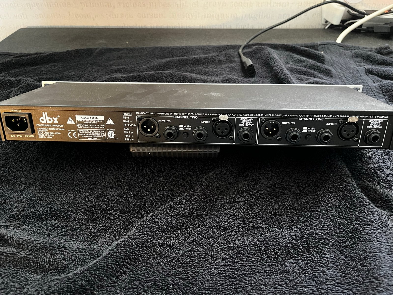 DBX 166xs Compressor/Limiter/Gate, Ophalen of Verzenden, Gebruikt, Compressor