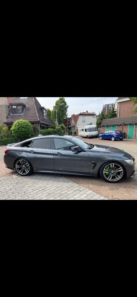 BMW 4-Serie 435DA 3.0 Xdrive Gran Coupe 2016 Grijs, 1800 kg, Zwart, Leder, Bedrijf
