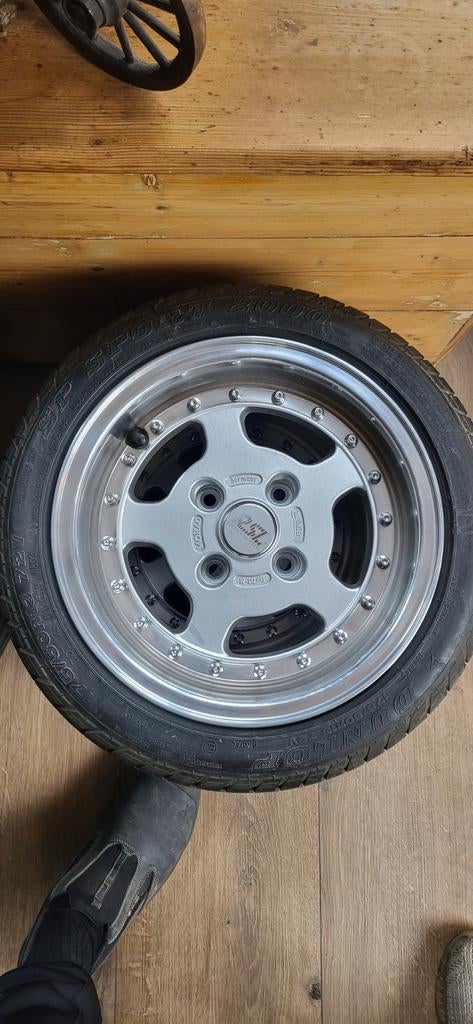 Mooie nette 13 inch RSL velgen 4x100 breedset, Ophalen, Gebruikt, 13 inch, Velg(en)