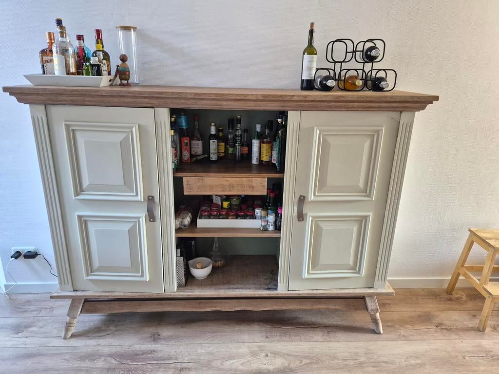 Refurbished unieke keukenkast op pootjes., Ophalen of Verzenden, Gebruikt