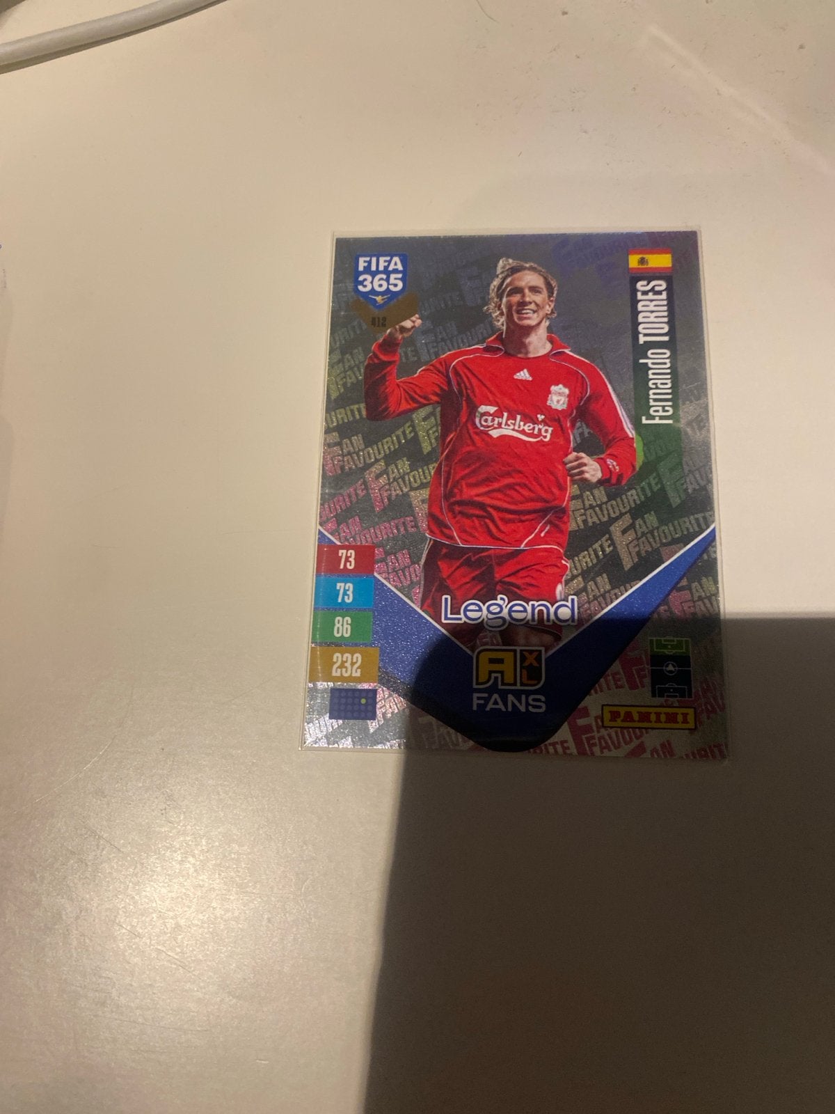 FIFA 365 Adrenalyn XL Fernando Torres Spelerskaart, Ophalen of Verzenden, Zo goed als nieuw, Buitenlandse clubs, Spelerskaart