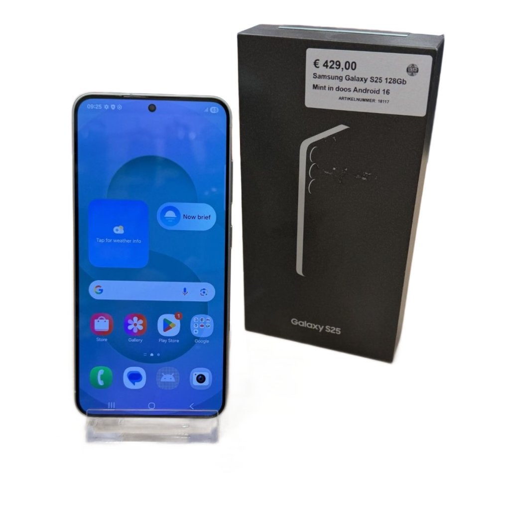 Samsung Galaxy S25 128Gb Mint in doos Android 16, Samsung, Zo goed als nieuw, Support@Samsung.com, 129, Samsung-ro, Yeongtong-gu
Suwon-si, Gyeonggi-do 16677
South Korea