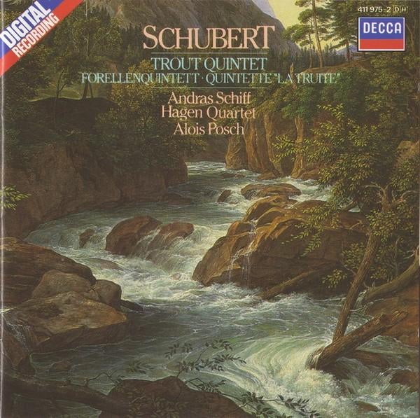 Schubert, Schiff Hagen Quartet Alois Posch Trout Quintet CD, Ophalen of Verzenden, Romantiek, Gebruikt, Kamermuziek