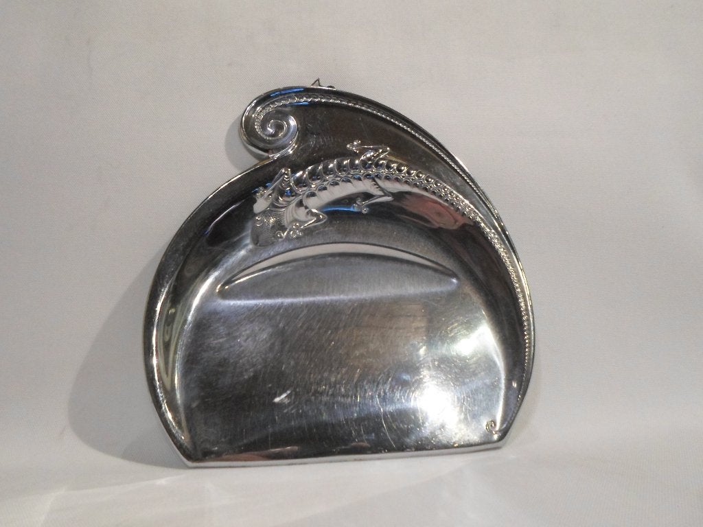 Blik Art Nouveau Lizzard, Ophalen of Verzenden