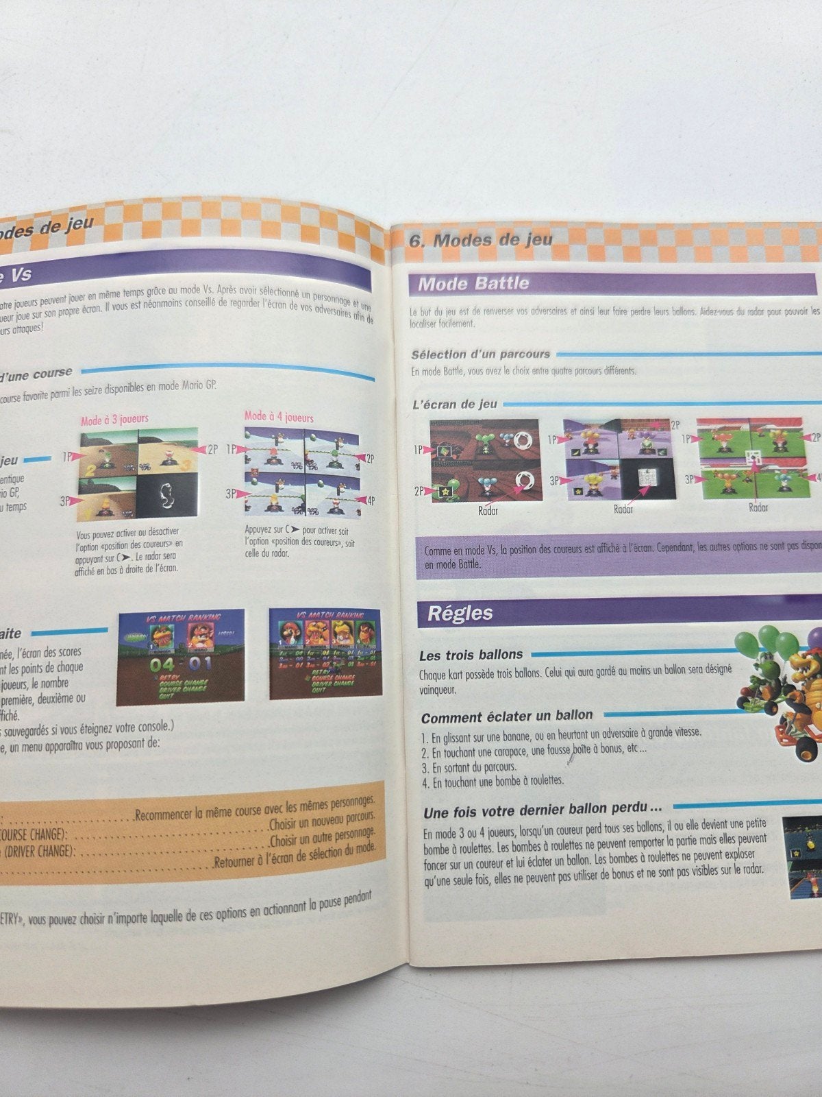 Mario Kart 64 Handleiding - Nintendo 64, Nintendo, Gebruikt, Ophalen of Verzenden, Zonder controller