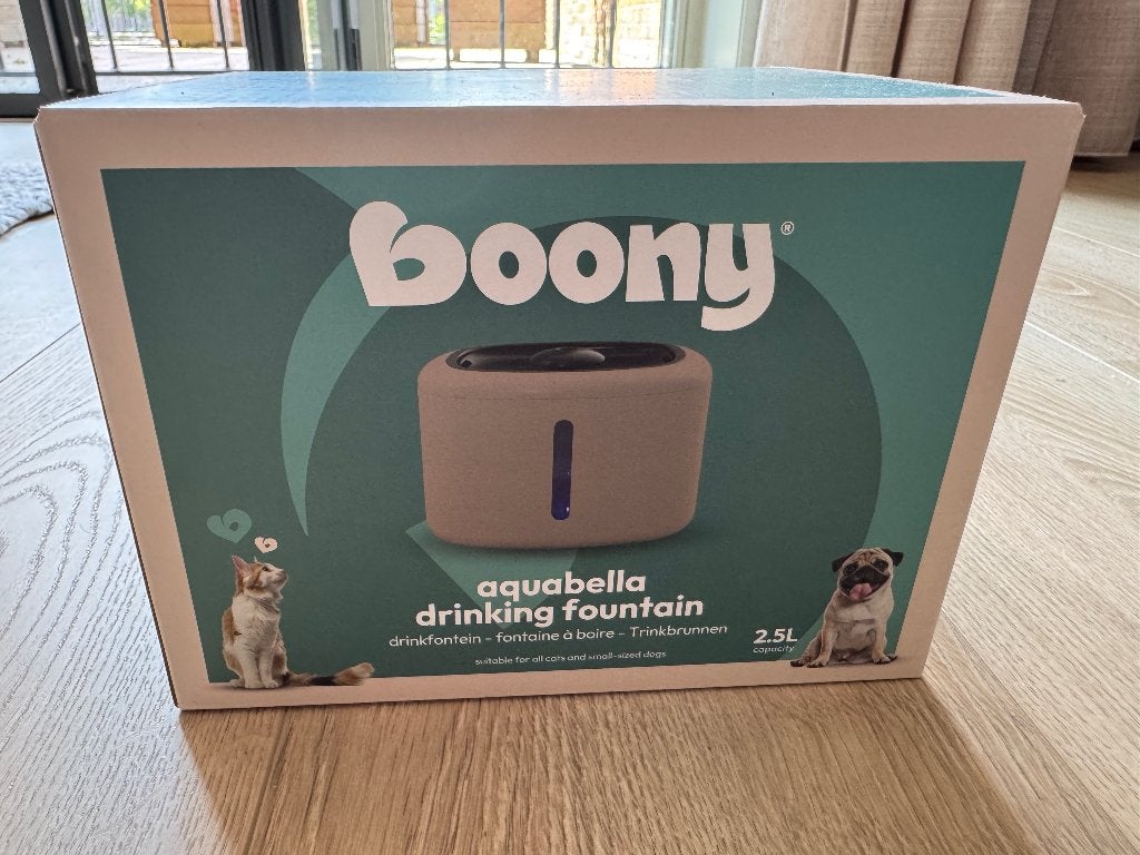 Boony drinkfontein Aquabella 2,5 liter, Ophalen, Zo goed als nieuw