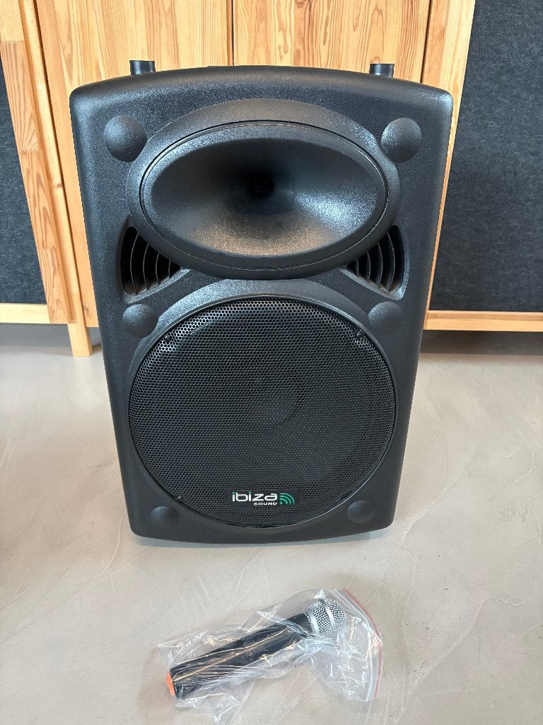 Party speaker Ibiza Sound 800W met bluetooth en mic, Audio, Tv en Foto, Luidsprekers, Gebruikt, Party speaker, Stofbestendig, Ophalen