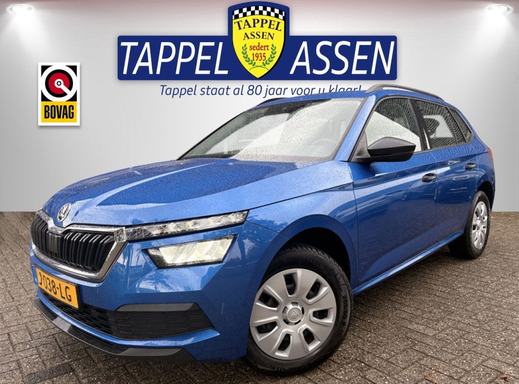 Skoda Kamiq 1.0 TSI Active (bj 2020), Voorwielaandrijving, Euro 6, 95 pk, Blauw
