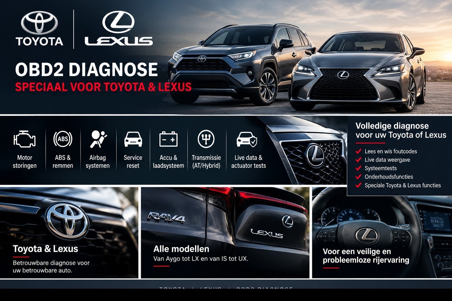 OBD2 Diagnose en Opties voor Toyota & Lexus en meer, Ophalen