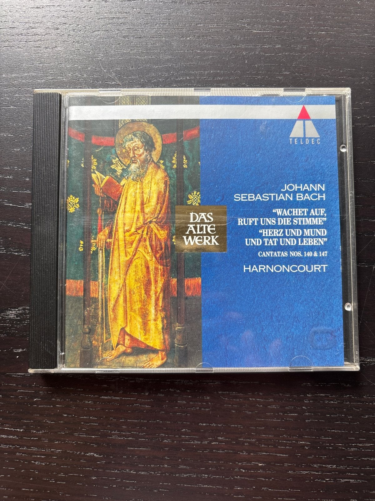Bach Cantates 140 & 147 - Harnoncourt - CD, Gebruikt, Ophalen of Verzenden, Inclusief boekje, Barok