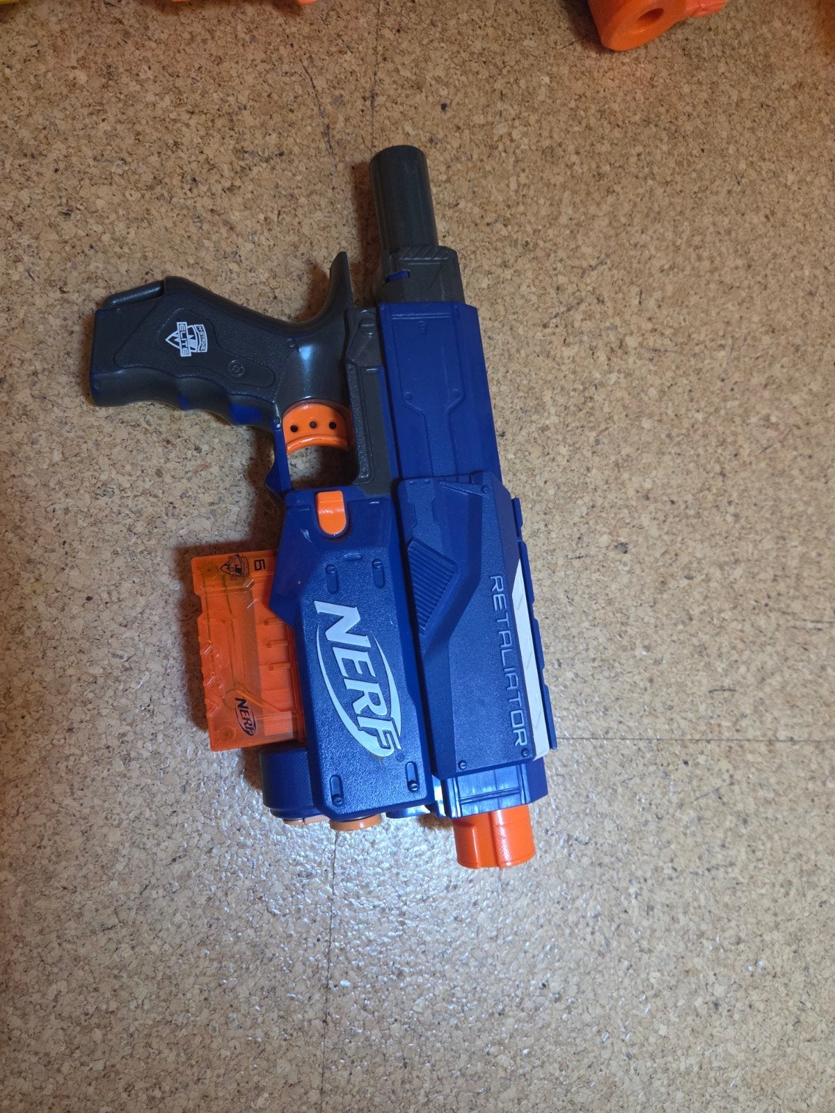 Nerf N-Strike Elite Retaliator, Ophalen of Verzenden, Gebruikt