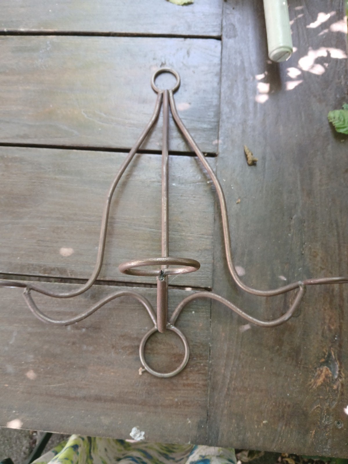 Leuke (tuin)wanddecoratie/kaarsenhouder., Tuin en Terras, Ophalen, Zo goed als nieuw