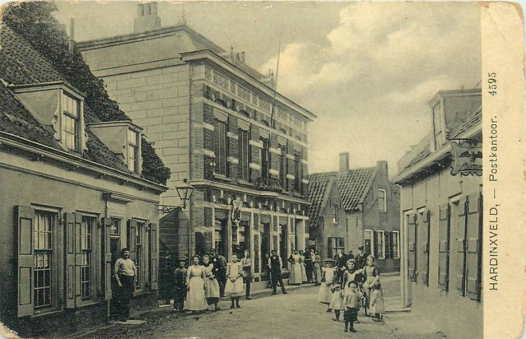 388-429-013 Hardinxveld Postkantoor, Verzamelen, Ansichtkaarten | Nederland, Verzenden, Voor 1920, Zuid-Holland