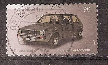 Duitsland Bund, VW Golf (zelfkl.), 2017., Ophalen of Verzenden, 1990 tot heden, Gestempeld