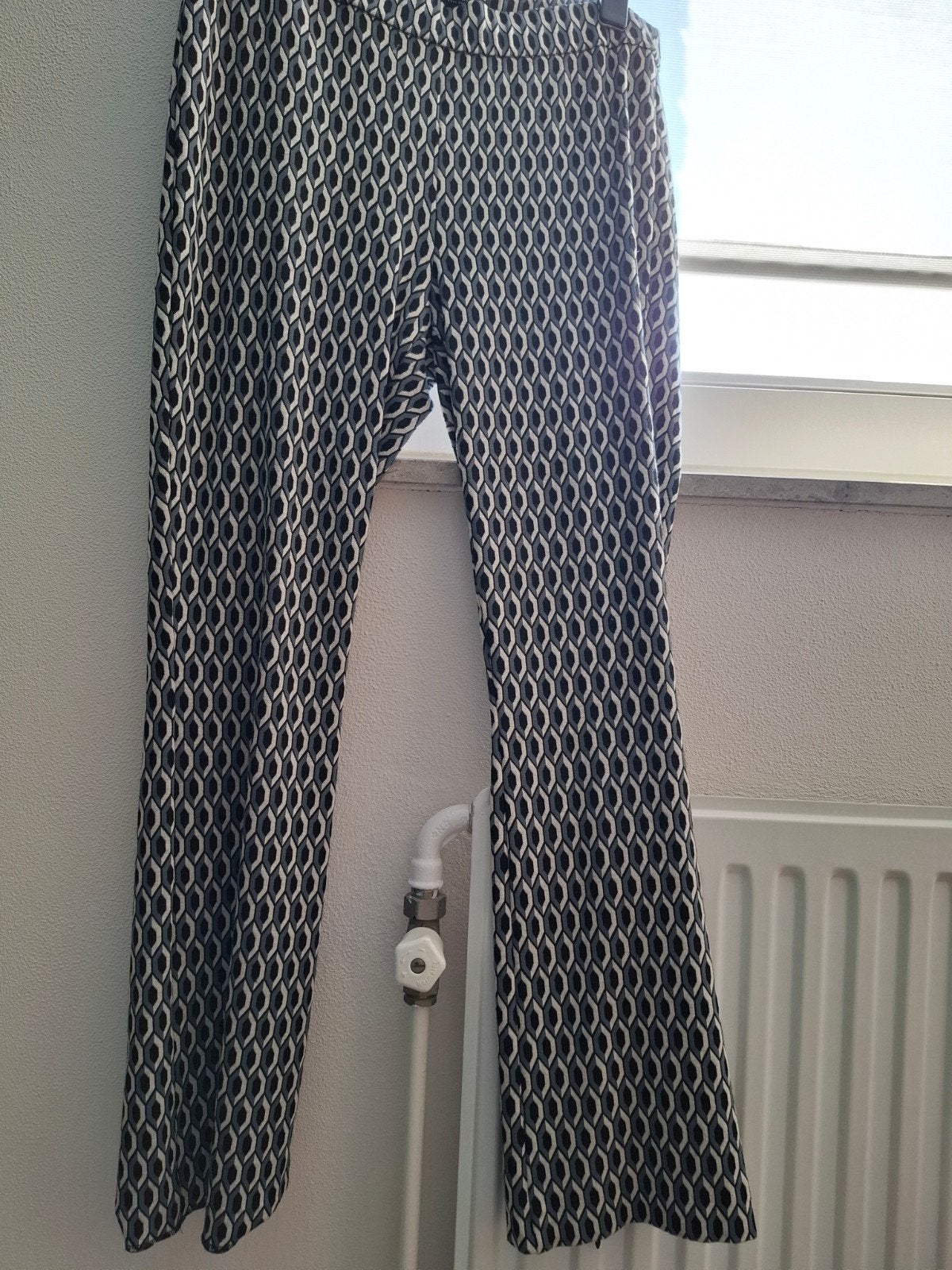 Brax Feel Good Broek - Maat 42 - Zwart/Wit/Grijs, Brax, Zwart, Maat 42/44 (L), Ophalen of Verzenden